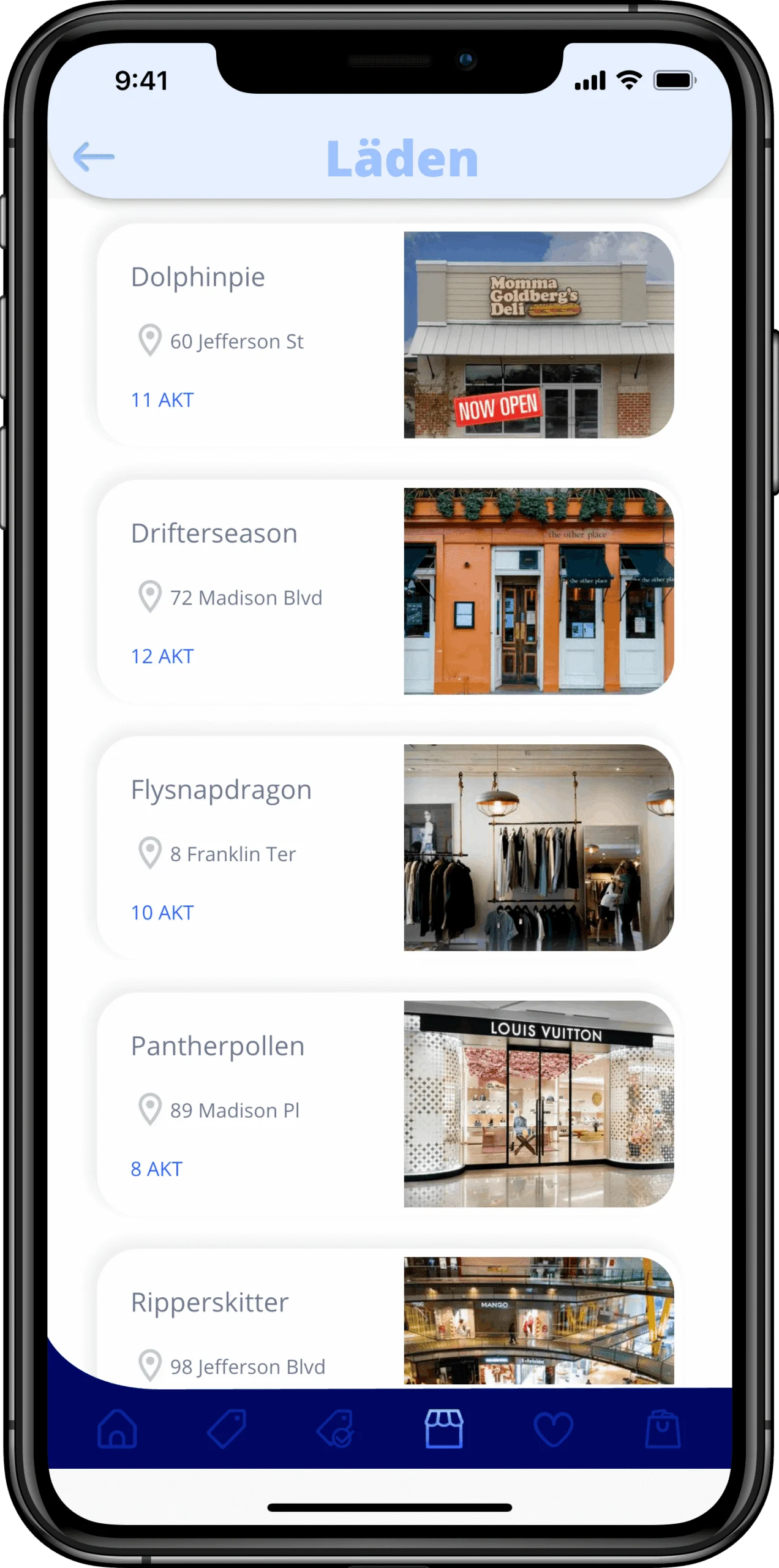 U-like-it Shopliste